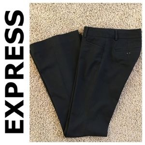 Women's Express Black Flare Legged Dress Pant 00